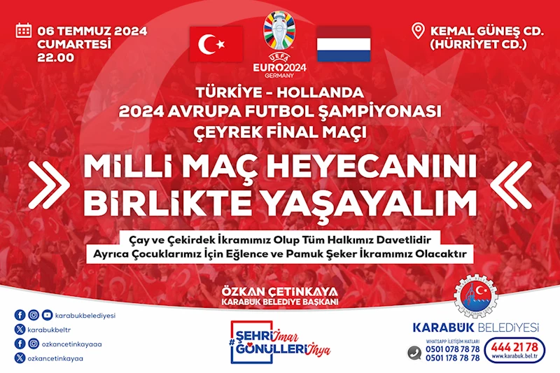 Milli Maç Heyecanını Birlikte Yaşayalım