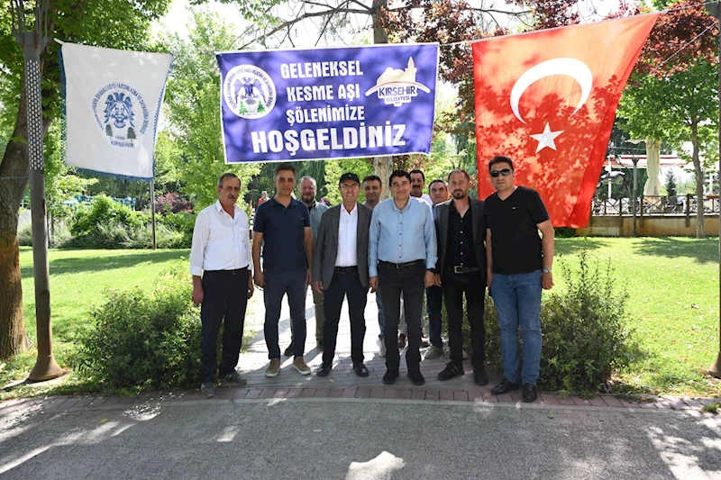 BAŞKANIMIZ EKİCİOĞLU KESME AŞI ŞÖLENİ