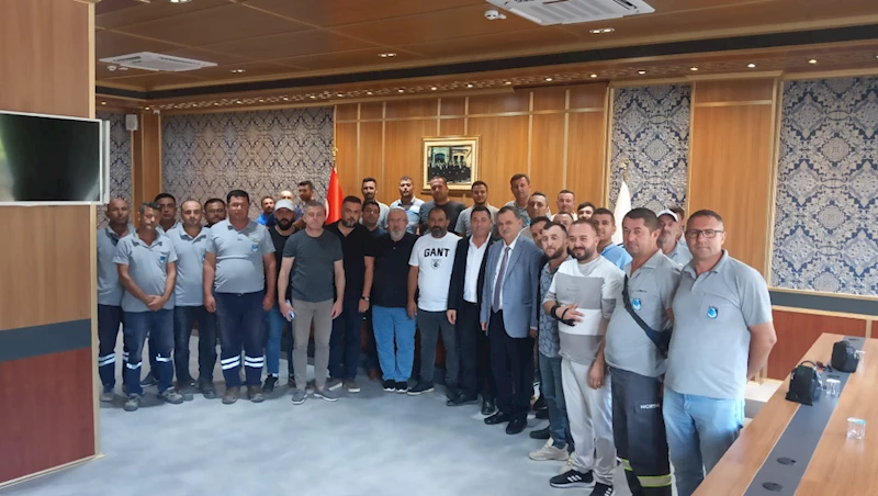 BAŞKAN BALABAN KADROLU İŞÇİLERİ DİNLEDİ