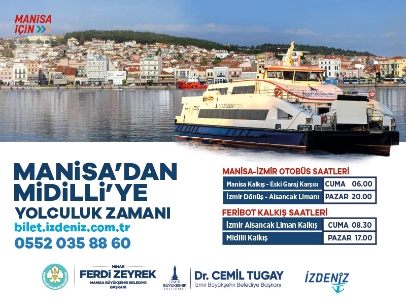 Manisa’dan Midilli’ye Yolculuk Zamanı