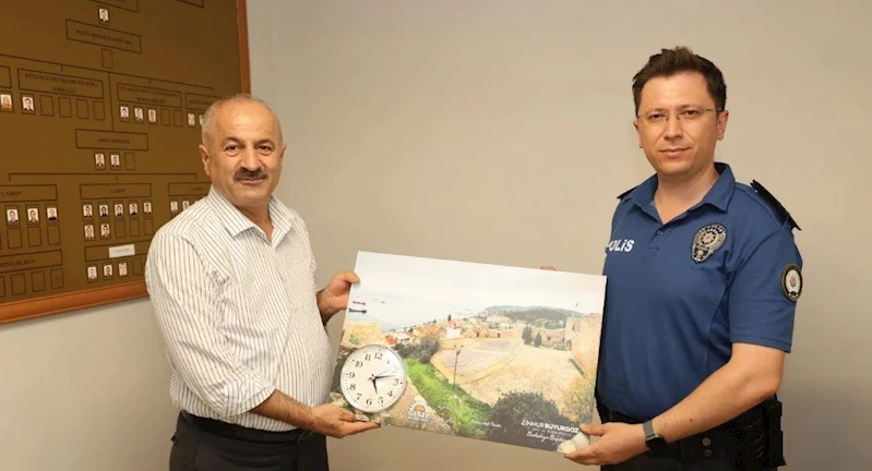 BAŞKAN BÜYÜKGÖZDEN ŞEHİT FARUK ASLAN POLİS MERKEZİNE ZİYARET