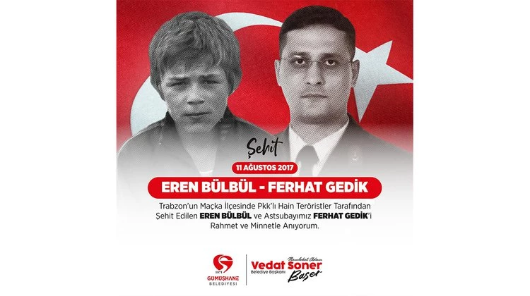 BAŞKANIMIZ, ŞEHİT EREN BÜLBÜL VE ASTSUBAY FERHAT GEDİK