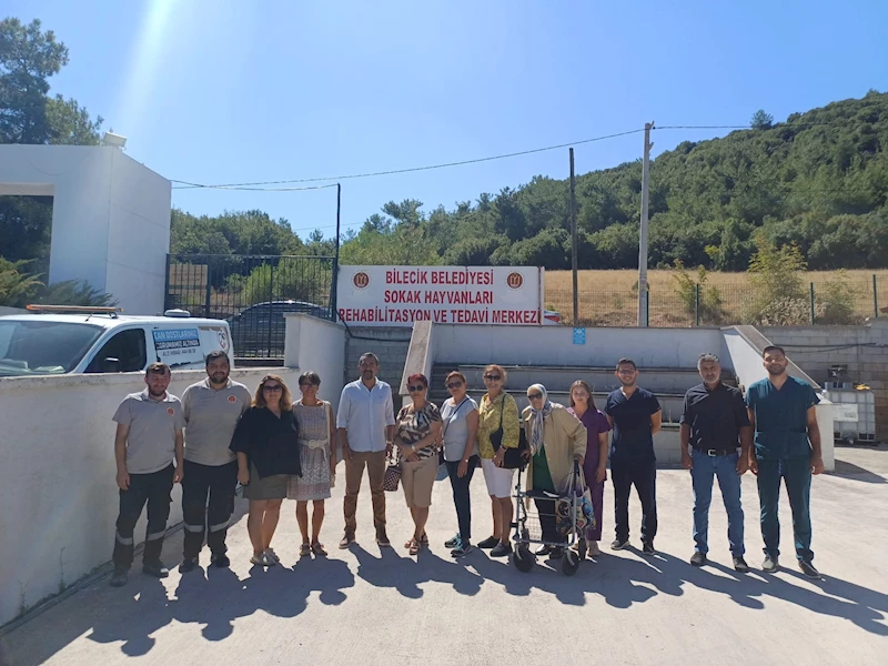 SOKAK HAYVANLARI TEDAVİ VE REHABİLİTASYON MERKEZİNDE VERİLEN HİZMETE HAYRAN KALDILAR