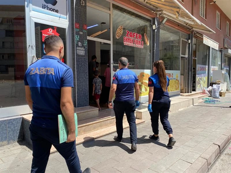 Siirt Belediyesi Zabıta Müdürlüğü Ekiplerinden Fırınlarda