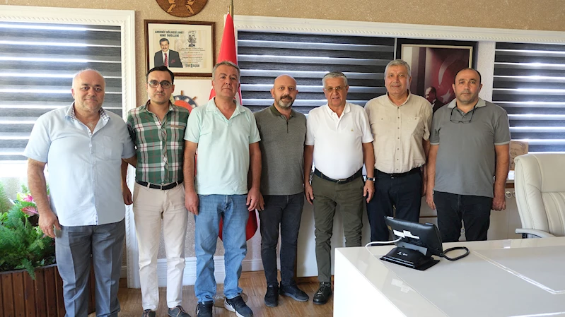 DİSK Şube Başkanı Küçük’ten Başkan Topaloğlu’na ziyaret