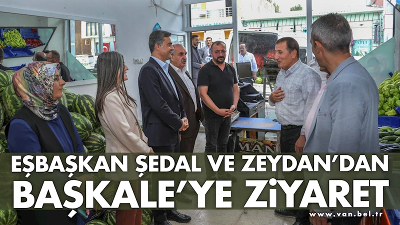 Eşbaşkan Şedal ve Zeydan’dan Başkale’ye Ziyaret