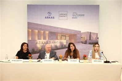 BAŞKAN LAL DENİZLİ, ARKAS SANAT ALAÇATI AÇILIŞINDAYDI.