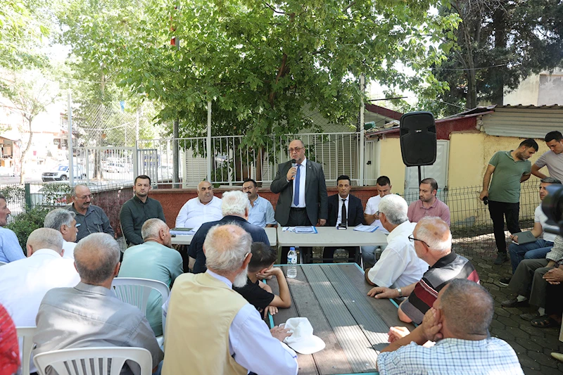 SORUNLARI YERİNDE TESPİT EDİYOR, YERİNDE ÇÖZÜYORUZ