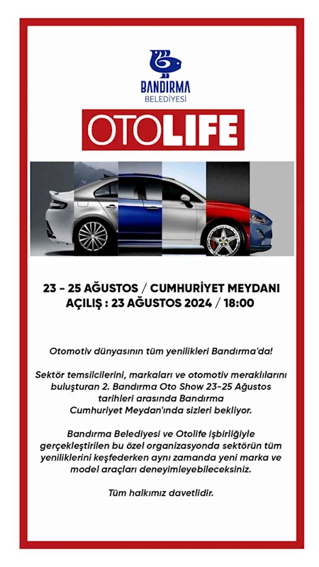Otomotiv dünyasının tüm yenilikleri Bandırma