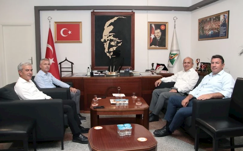 Zonguldak İl Sağlık Müdürü Uzm. Dr. Ertuğrul GÜNER ve Amelebirliği Başkanı Veli Köktürk, Belediye Başkanımız Özcan Ulupınar