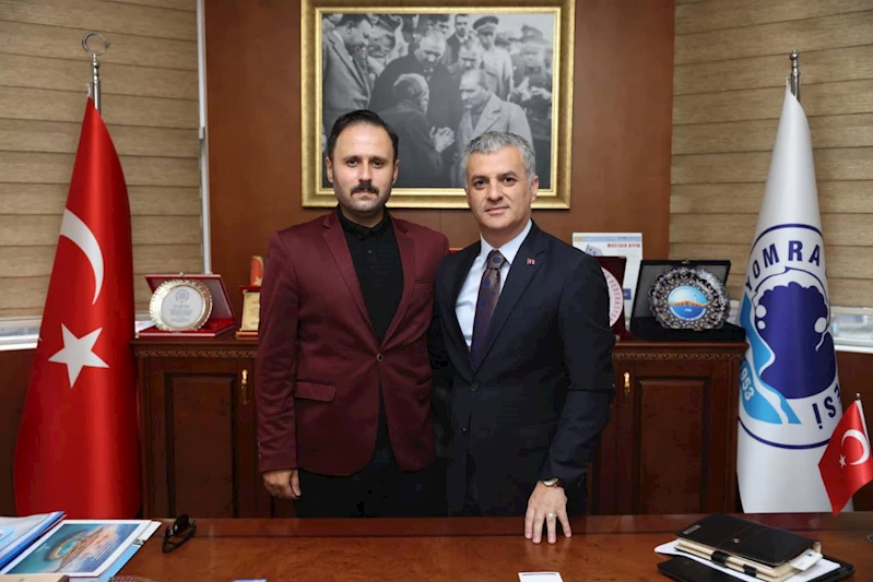 TRABZON BÜYÜKŞEHİR BELEDİYESİ DESTEK HİZMETLERİ DAİRE BAŞKANINDAN BAŞKANIMIZA ZİYARET