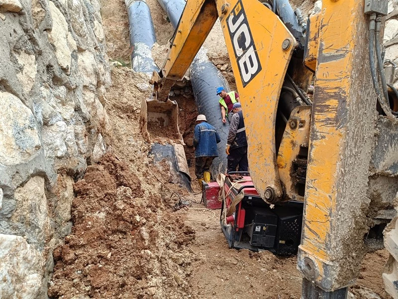 Su Kesintisine Neden Olan Arıza SİSKİ Ekiplerimiz Tarafından Hızla Giderildi