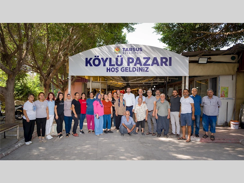 BAŞKAN BOLTAÇ KÖYLÜ PAZARI ESNAFI İLE BİR ARAYA GELDİ