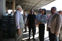 Eş Başkan Demir’den Kızıltepe Sebze Hali ve Keresteciler Sitesine Ziyaret