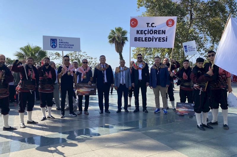 Yörük Festivali`nde Keçiören standına büyük ilgi