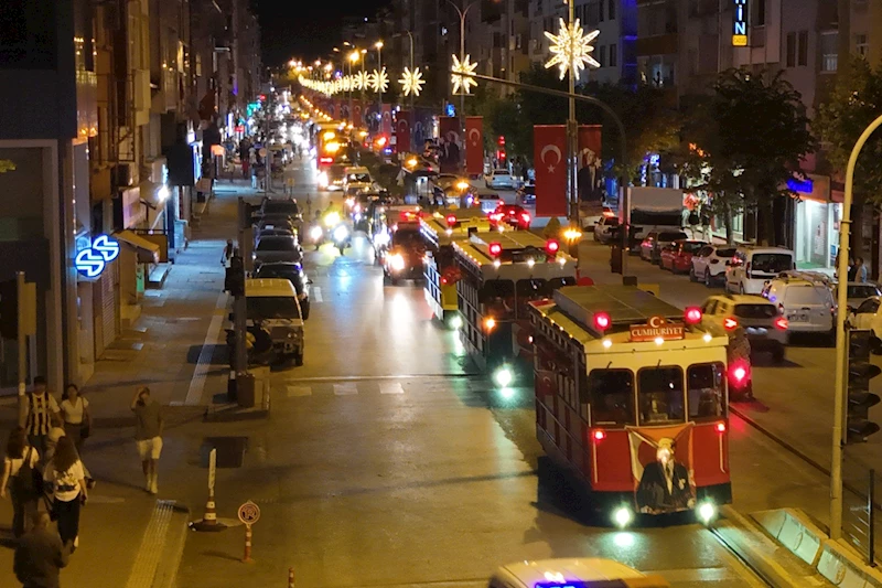 -BOZÜYÜK’TE 30 AĞUSTOS ZAFER BAYRAMI ARAÇ KONVOYU İLE KUTLANDI