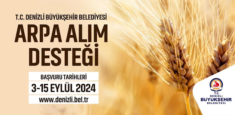 Büyükşehir’den çiftçilere arpa alım desteği