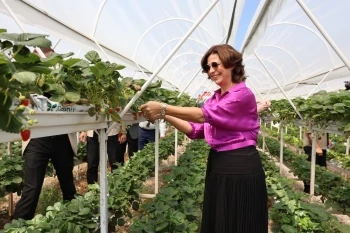 BAŞKAN ÜNLÜCE, TAŞLIK ÇİFTLİK KÖYÜ’NÜ GEZDİ