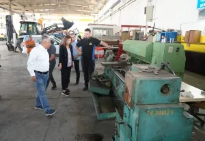 Eşbaşkan Bucak, Makine İkmal Müdürlüğünü ziyaret etti