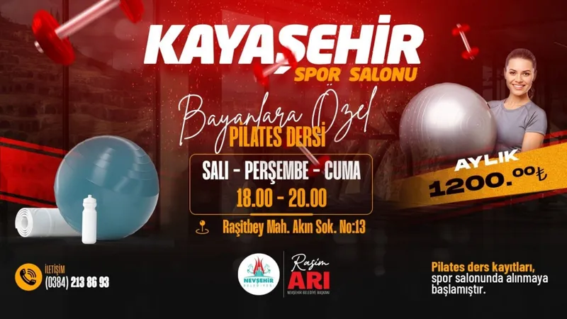 Nevşehir Belediyesi Kadınlara Özel Pilates Dersleri Başlıyor