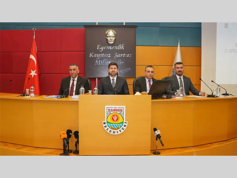 Tarsus Belediye Meclisi Ekim Ayı Toplantısında Önemli Kararlar