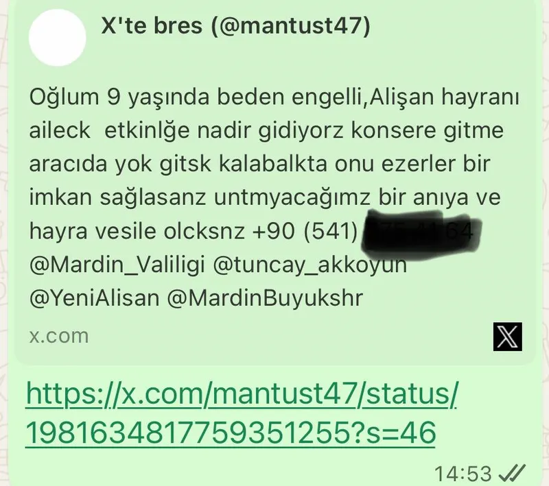 Vali Tuncay Akkoyun, Engelli Çocuğa Destek Sağladı