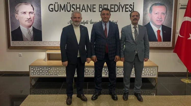 Gümüşhane Belediye Başkanı Parti İl Başkanlarını Ağırladı