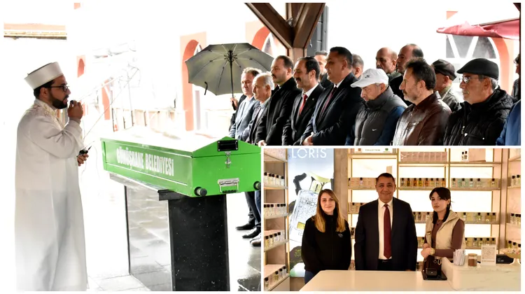 Gümüşhane Belediye Başkanı Loris Parfüm Mağazası açılışında