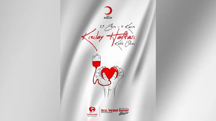 Gümüşhane Belediye Başkanı Kızılay Haftası