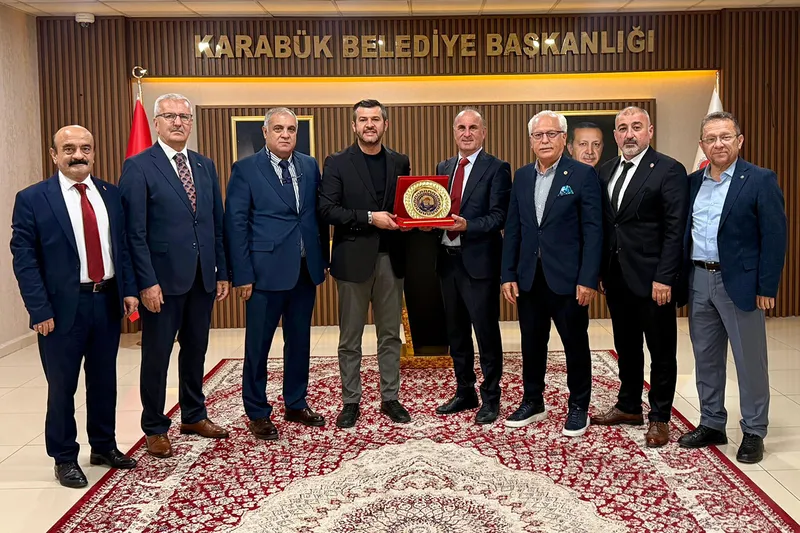 TASKK Heyeti Karabük Belediye Başkanı