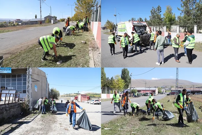 Ardahan Belediyesi Sanayi Sitesinde Temizlik Seferberliği
