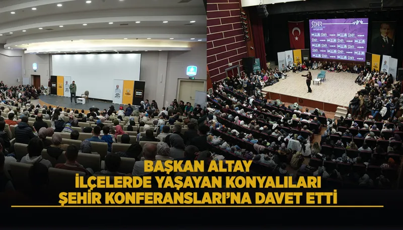 Konya Şehir Konferansları İlçelerde Başladı