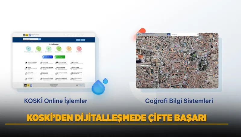 KOSKİ Dijitalleşmede İki Ödül Organizasyonunda Finalde