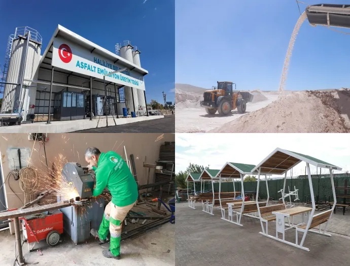Haliliye Belediyesi Üretim Tesisleriyle Hizmet Kapasitesini Artırıyor
