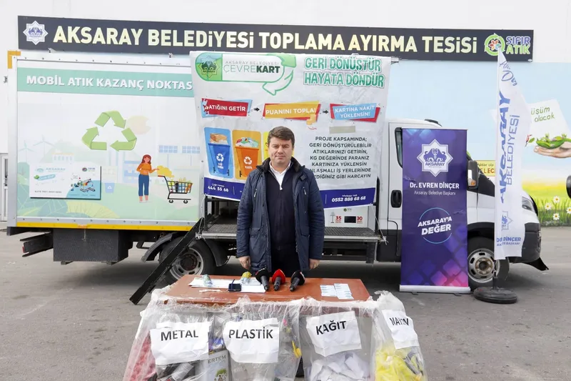 Aksaray Belediyesi Ayda 640 Ton Atığı Geri Dönüşüme Kazandırıyor