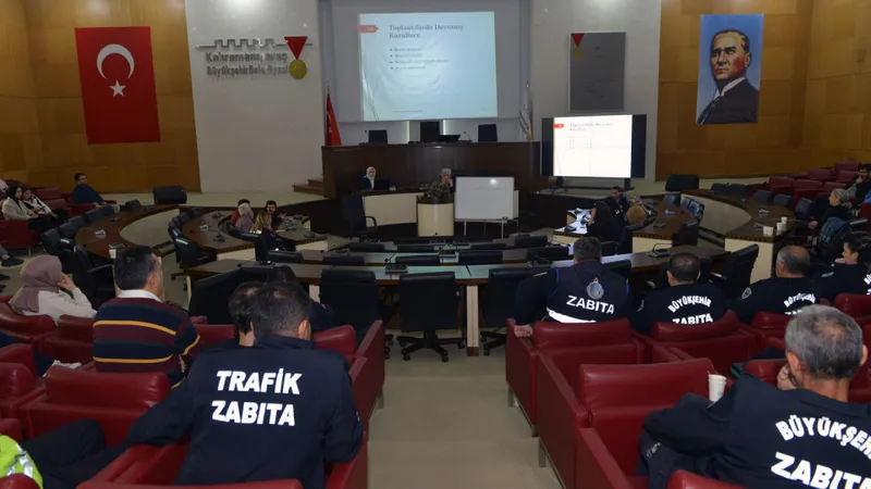 Kahramanmaraş Belediyesi Personeline Protokol Eğitimi
