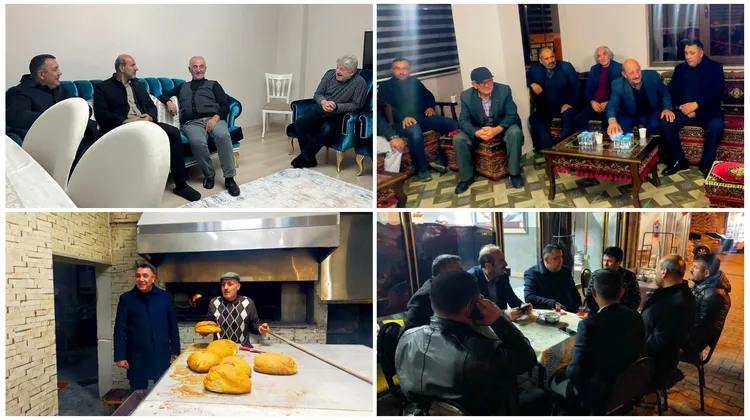 Gümüşhane Belediye Başkanı Taziye ve Esnaf Ziyaretlerinde