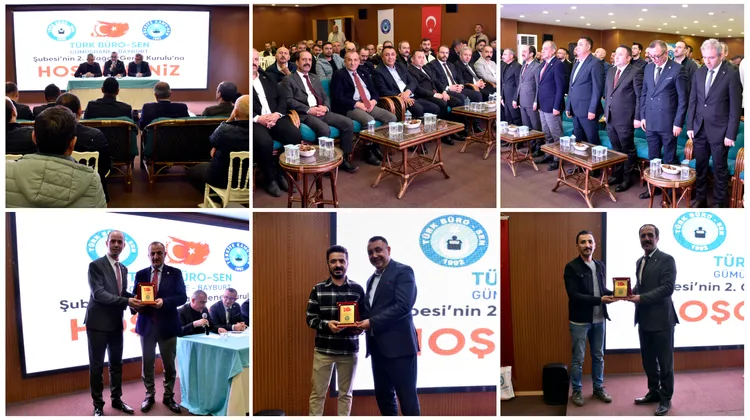 Gümüşhane Belediye Başkanı Türk Büro-Sen Genel Kurulu