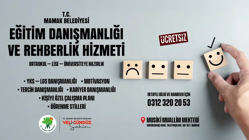 Mamak Belediyesi Öğrencilere Ücretsiz Eğitim Danışmanlığı