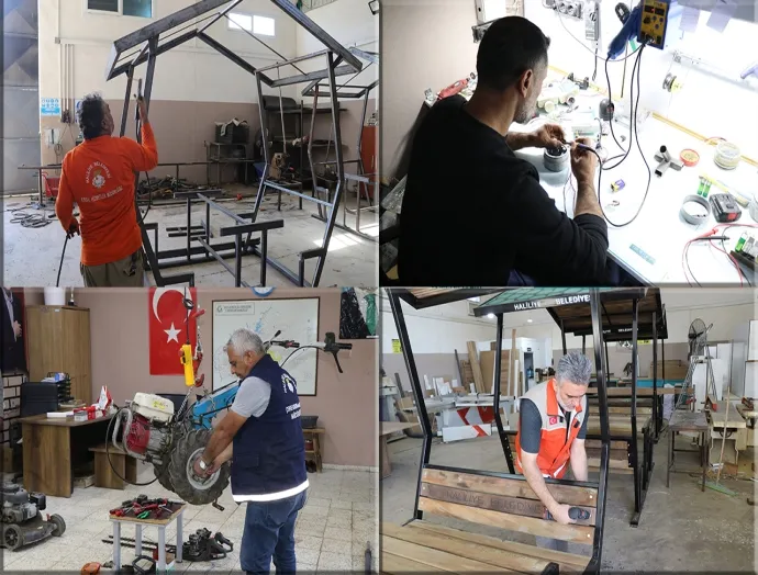 Haliliye Belediyesi Yerel Üretimle Tasarruf Sağlıyor