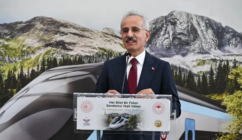 YHT Yolcuları İçin Her Bilet Bir Fidan Kampanyası Başlatıldı