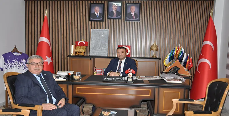 Şuhut Belediye Başkanı Özaşkın, MHP İl Başkanı Kahveci