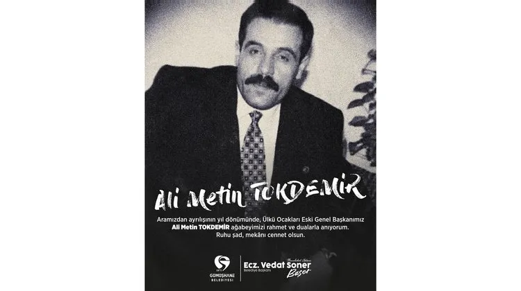 Gümüşhane Belediye Başkanı Ali Metin Tokdemir