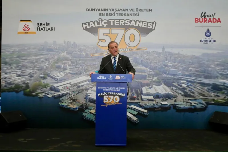 Haliç Tersanesi 570. Yılını Kutluyor: İBB