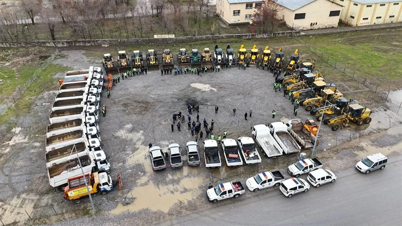 Muş Belediyesi Kışa Hazır: 241 Personel ve 44 Araçla Karla Mücadele