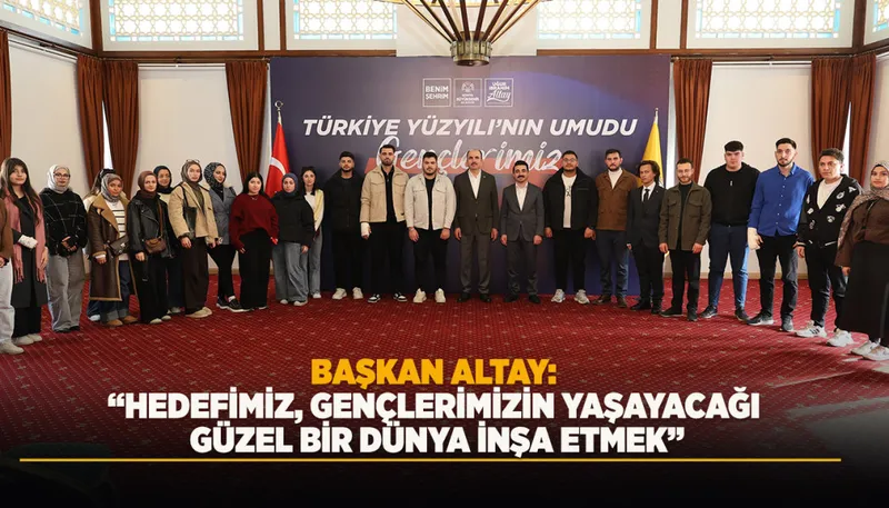 Konya Büyükşehir Belediye Başkanı Altay, Gençlerle Buluştu: 