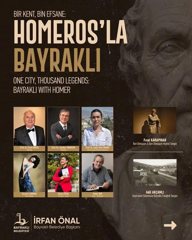 4. Uluslararası Bayraklı Homeros Sanat ve Edebiyat Festivali Başlıyor