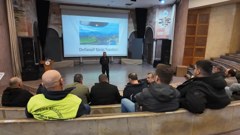 Nevşehir Belediyesi Personeli Güvenli Sürüş Eğitimi Aldı