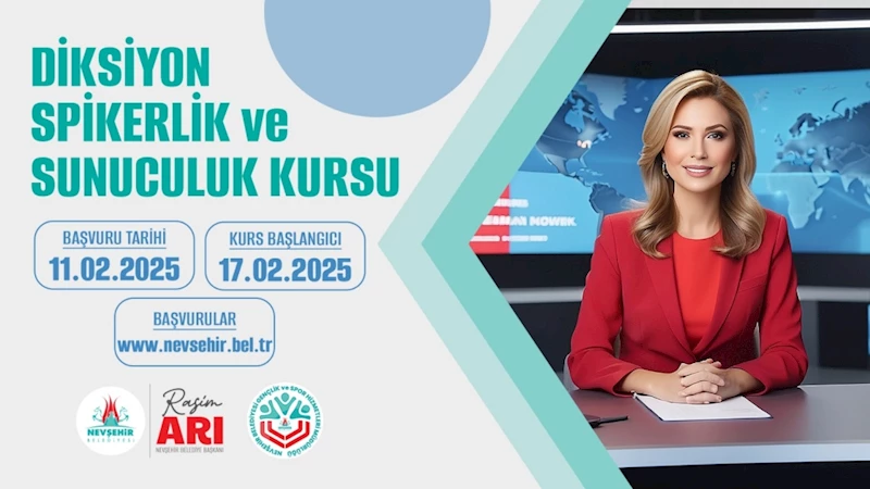 “Diksiyon, Spikerlik Ve Sunuculuk” Kurs Kayıtları Başladı