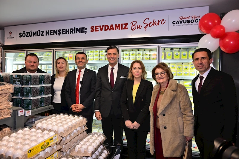 Manisa’nın Halk Mandıra Ürünleri Denizli Kent Market Raflarında